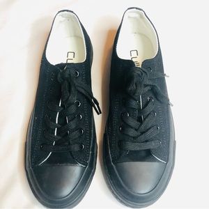 Cull4u laid back low-top sneakers solid casual canvas